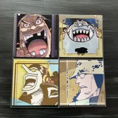 ワンピース スクエアステッカーコレクション 4枚セット