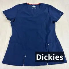 Dickies 医療用スクラブ 半袖 ネイビー　フェードのサムネイル