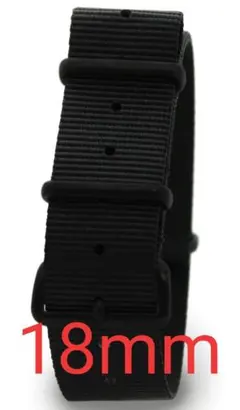 CWC NATOストラップ 20mm 新品未使用 ブラックxマットブラックPVD 