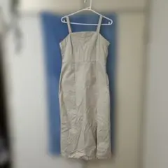 COLZA デニム風ロングワンピース
