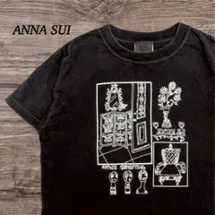 アナスイ Tシャツ ★【F】 希少 USA製 ヴィンテージ 古着 ブラックのサムネイル