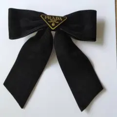 黒リボン　バレッタのサムネイル