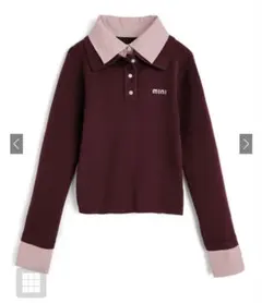 ニットポロ ポロシャツ