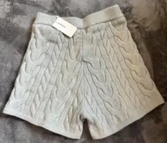 【新品タグ付き】ケーブルニット　ショートパンツ　archive M
