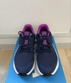 Nike ランニングシューズ ネイビー/パープル