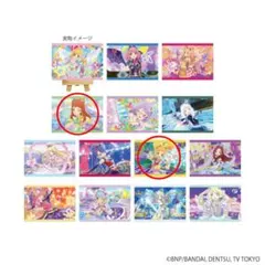 アイカツ衣装展アイカツスターズ！ キャンバスボードミニ 早乙女あこ 二階堂ゆず