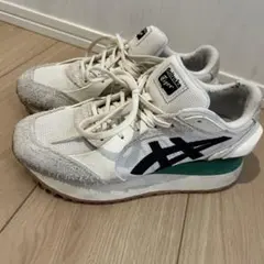 Onitsuka Tiger MOAGE CO 白×グリーン スニーカー | Mercari