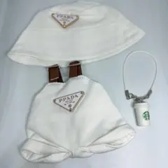 3点セット ラブブ ぬい服 着せ替え 服 17cm スターバックス labubu