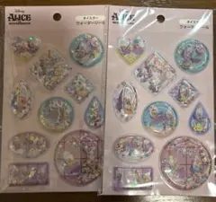 即日発送　匿名ヤングオイスター ウォーターシール セリア ディズニー 2枚セット