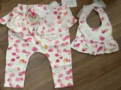 haruulalaオーガニックコットン　スタイ＋パンツ　セットアップ