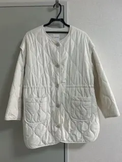 レプシム　アイボリー キルティングジャケット　サイズF