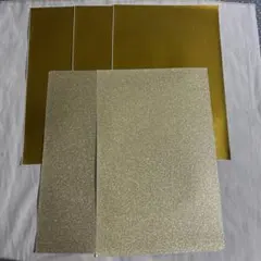 カッティングシート　グリッターシート　ラメ入り　金　ゴールド