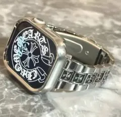 Apple Watch アップルウォッチ クロスステンレスバンドブレスシルバー
