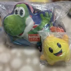 一番くじマリオラストワン賞ヨッシー クッション C賞D賞F賞5点セット最終値下げ