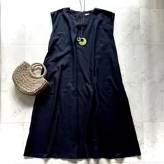 アーバンリサーチドアーズ 高機能リネン フレンチスリーブワンピース　Mサイズ