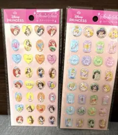 ディズニープリンセス ストーンシール セリア