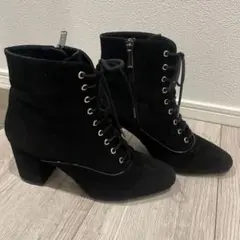 スエードショートブーツ　23センチ
