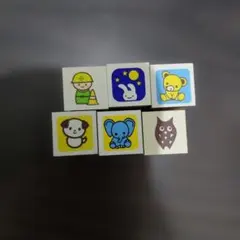 カラーミニスタンプB 6種セット　スタンプ