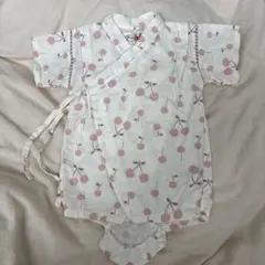 【美品】甚平 ロンパース 70