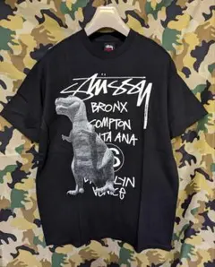 2000年代 Stüssy 恐竜プリント Tシャツ Lサイズ - メルカリ