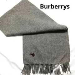 Burberrys バーバリー マフラー カシミア刺繍 難あり