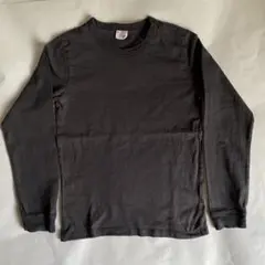 Champion ロンT 長袖Tシャツ レディースM ワンポイントロゴ ブラック