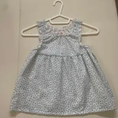 【美品】90cm 花柄 ワンピース 女の子 ノースリーブ