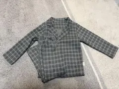 セレモニースーツ 90cm チェック柄