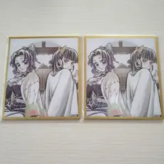 鬼滅の刃WEBSHOPくじ アクリル色紙　胡蝶しのぶ＆栗花落カナヲ　2枚セット