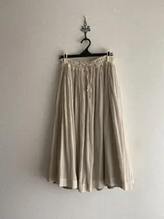 ブラスブラム vlas blommeリバーシブル リネン コットン スカート
