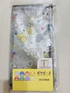 スリーコインズ②　3coins ポケピース　クリア収納スクエアボックス