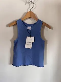 ZARA ノースリーブ Tシャツ kids9 (134cm) ブルーのサムネイル