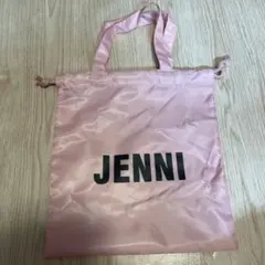 送料込み　JENNI 巾着型 トートバッグ ピンクのサムネイル