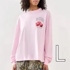 Ganni 26SS LONG SLEEVE FRUIT T-SHIRT Lのサムネイル