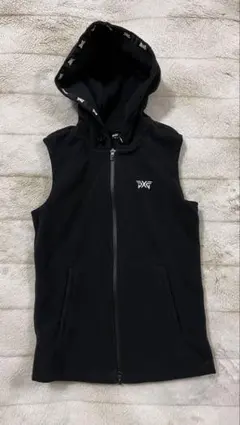 【美品】PXGレディースフード付きベストブラックXS
