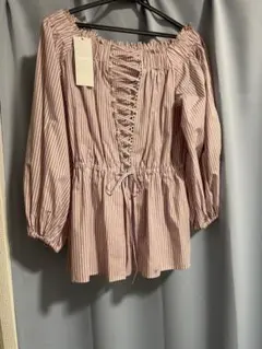新品 ストライプ オフショルダー ブラウス TOCCAのサムネイル