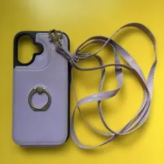 iPhone16ケース ショルダーストラップ付き