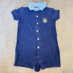 Ralph Lauren ネイビー ポロロンパース 6M