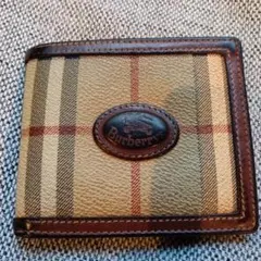 Burberry チェック柄 二つ折り財布