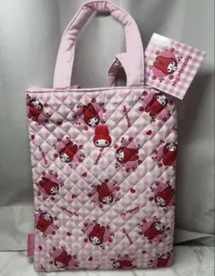 【新品未使用タグ付き】マイメロ　みんなのキルト　手提げバッグ