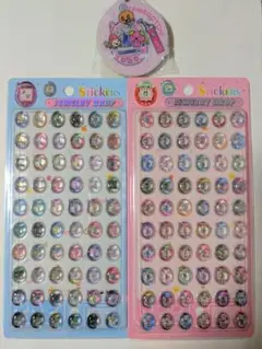 硬いシール2種&たまごっちカプセルトイ　3点セット