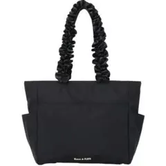 撥水加工 フリルハンドル トートバッグ Maison de FLEUR メゾンド