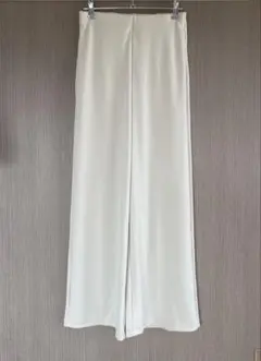 完売品　ユニクロ　クレープジャージーストレートパンツ　S ナチュラル