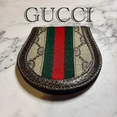 GUCCI グッチ ケース 小銭入れ オールドグッチ シェリーライン GUCCI - 未使用保管品 GUCCI グッチ オールドグッチ シェリーライン GG