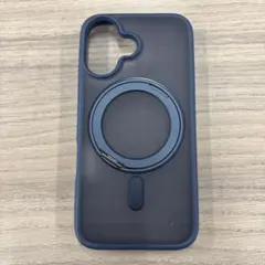 iPhone16 MagSafe対応 ネイビークリアケース