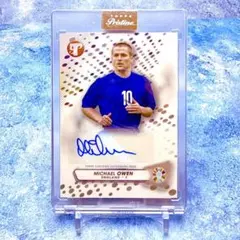 マイケルオーウェン　バロンドール受賞記念写真　直筆サイン入り マイケルオーウェンバロンドール受賞記念写真直筆サイン入り