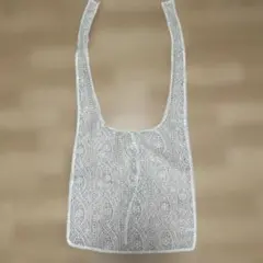 KBF レース トートバッグ ホワイトのサムネイル