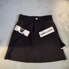 極美品 マークアンドロナ スカート インナーパンツ一体型 ペプラム