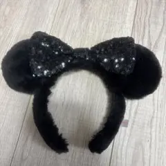 ブラック　ミニーマウス　カチューシャ　ディズニー