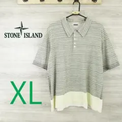 ストーンアイランド●イタリア製●ヴィンテージ＜ボーダー ポロシャツ＞M0014m